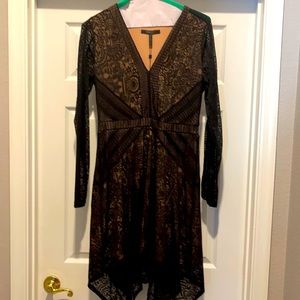 Brand new BCBG Black and Tan dress.